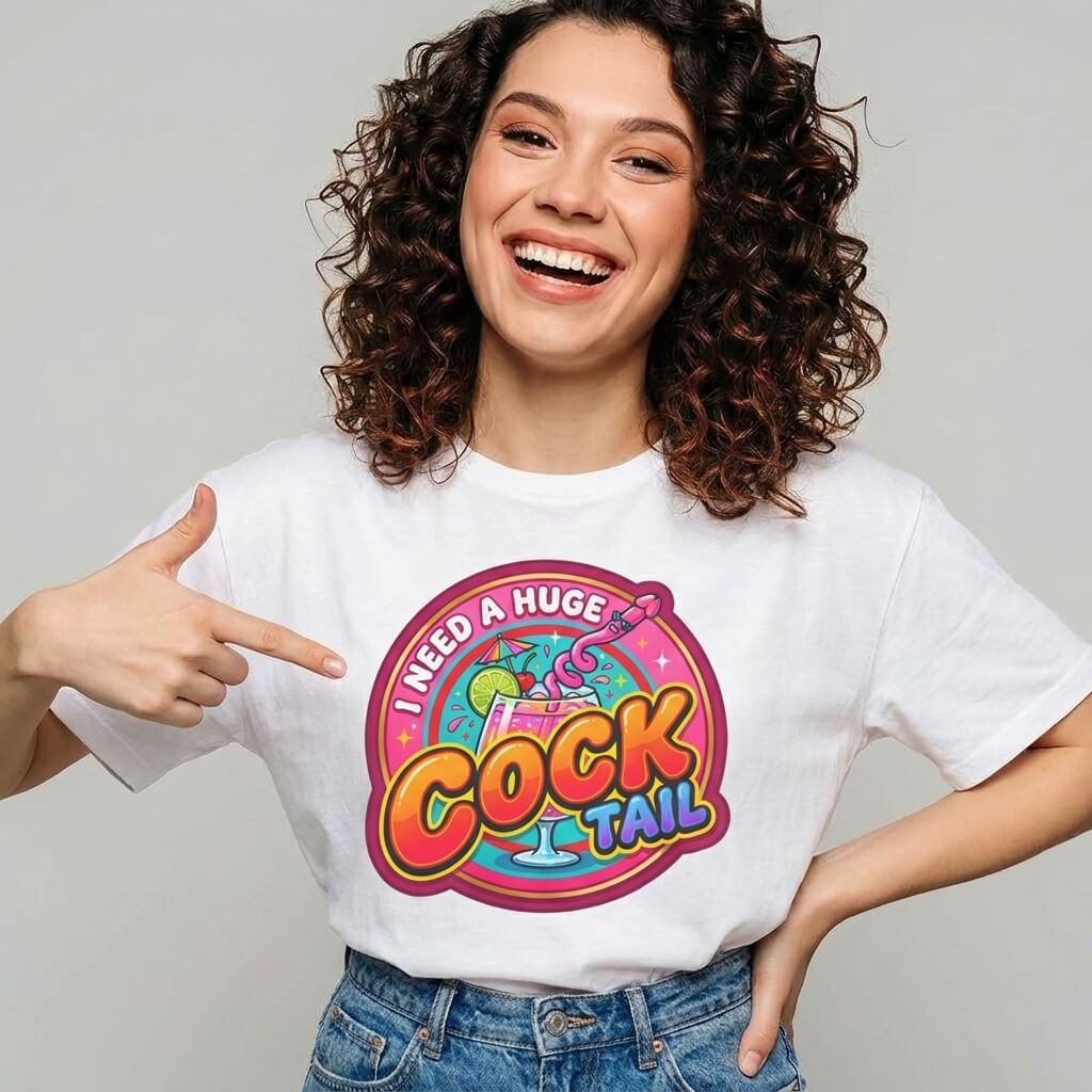 I Need a Huge Cocktail Tee - Shit Shirt Club 