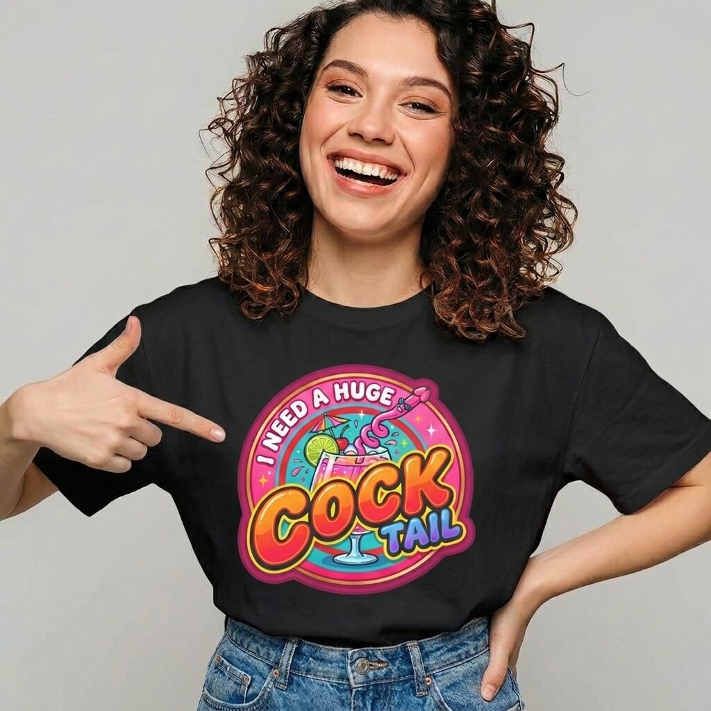 I Need a Huge Cocktail Tee - Shit Shirt Club 
