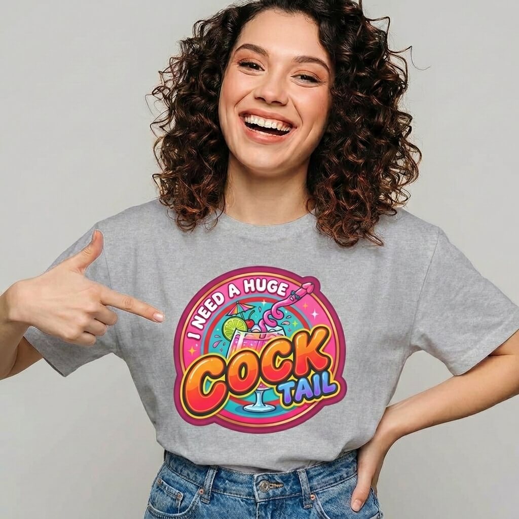 I Need a Huge Cocktail Tee - Shit Shirt Club 