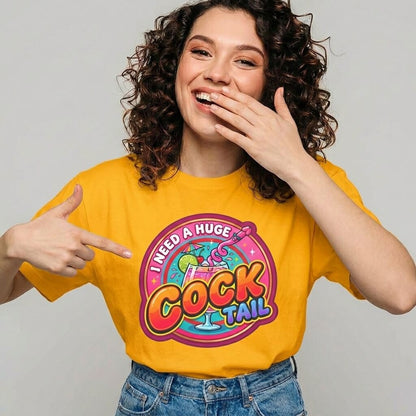 I Need a Huge Cocktail Tee - Shit Shirt Club 