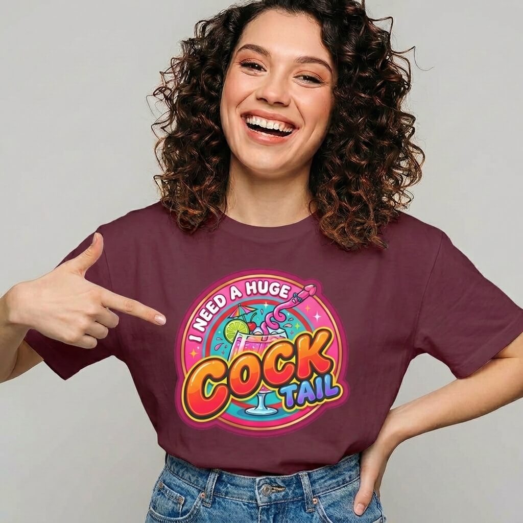 I Need a Huge Cocktail Tee - Shit Shirt Club 