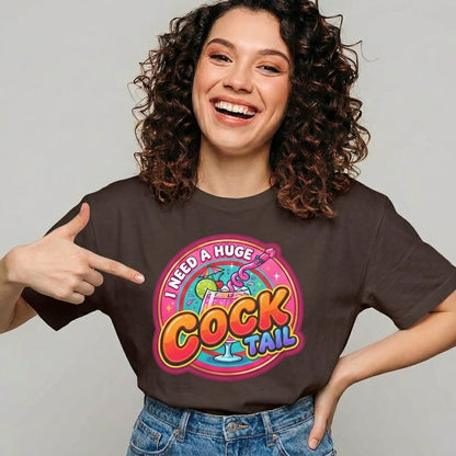 I Need a Huge Cocktail Tee - Shit Shirt Club 