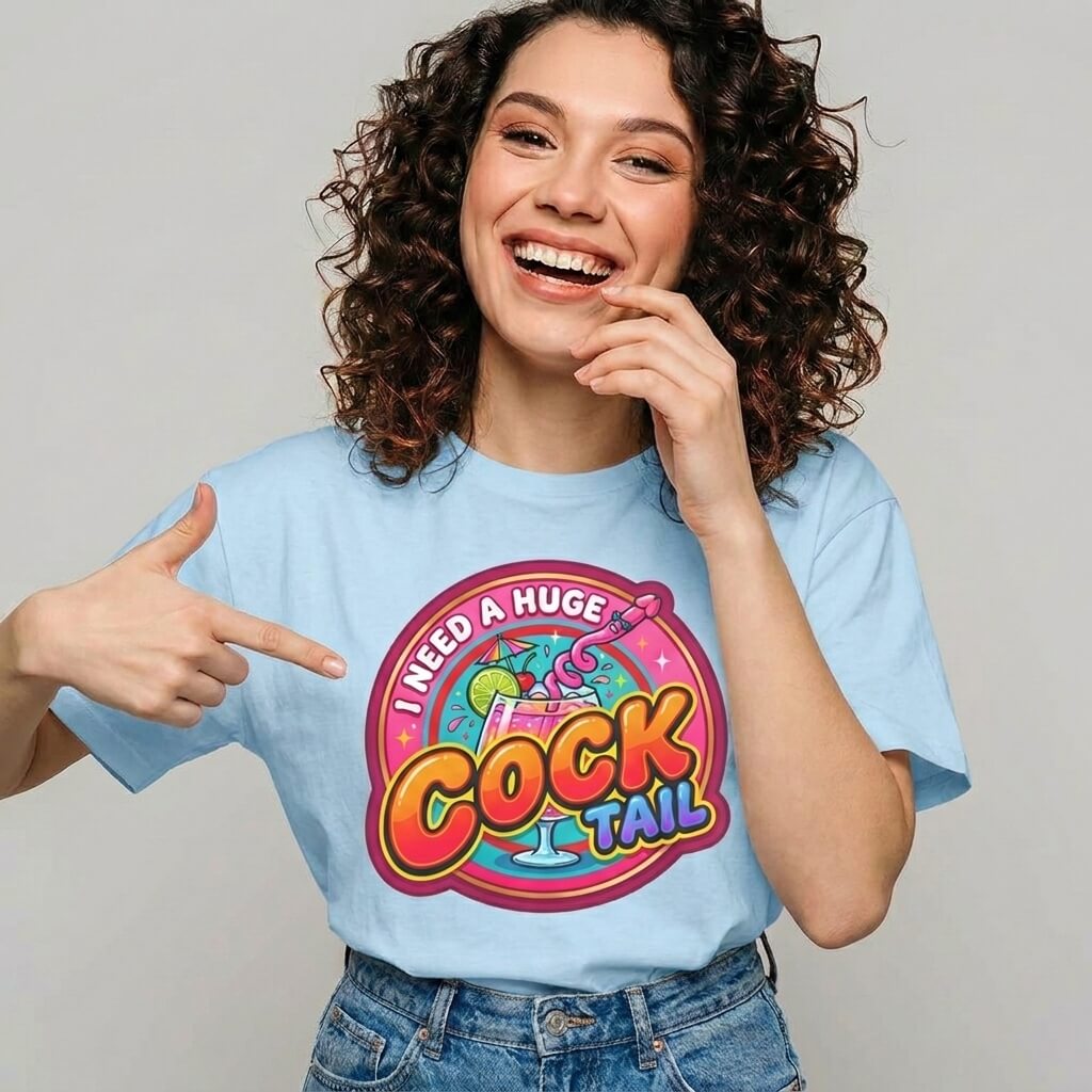 I Need a Huge Cocktail Tee - Shit Shirt Club 