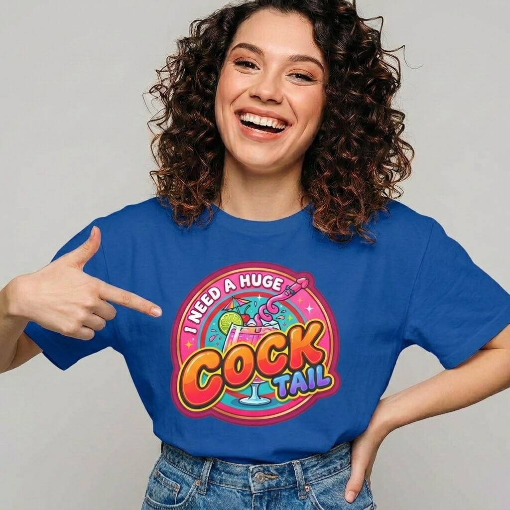 I Need a Huge Cocktail Tee - Shit Shirt Club 