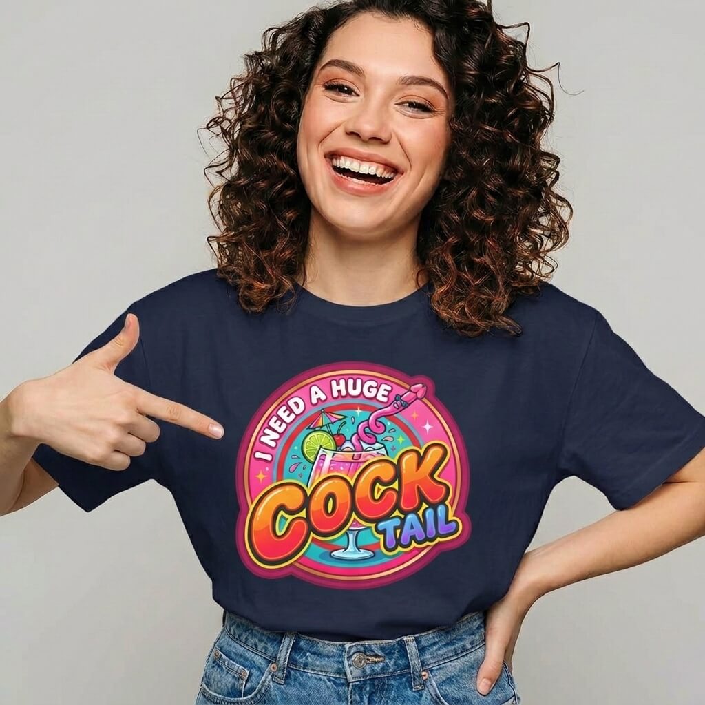 I Need a Huge Cocktail Tee - Shit Shirt Club 