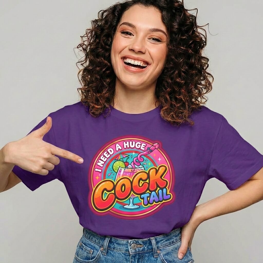 I Need a Huge Cocktail Tee - Shit Shirt Club 