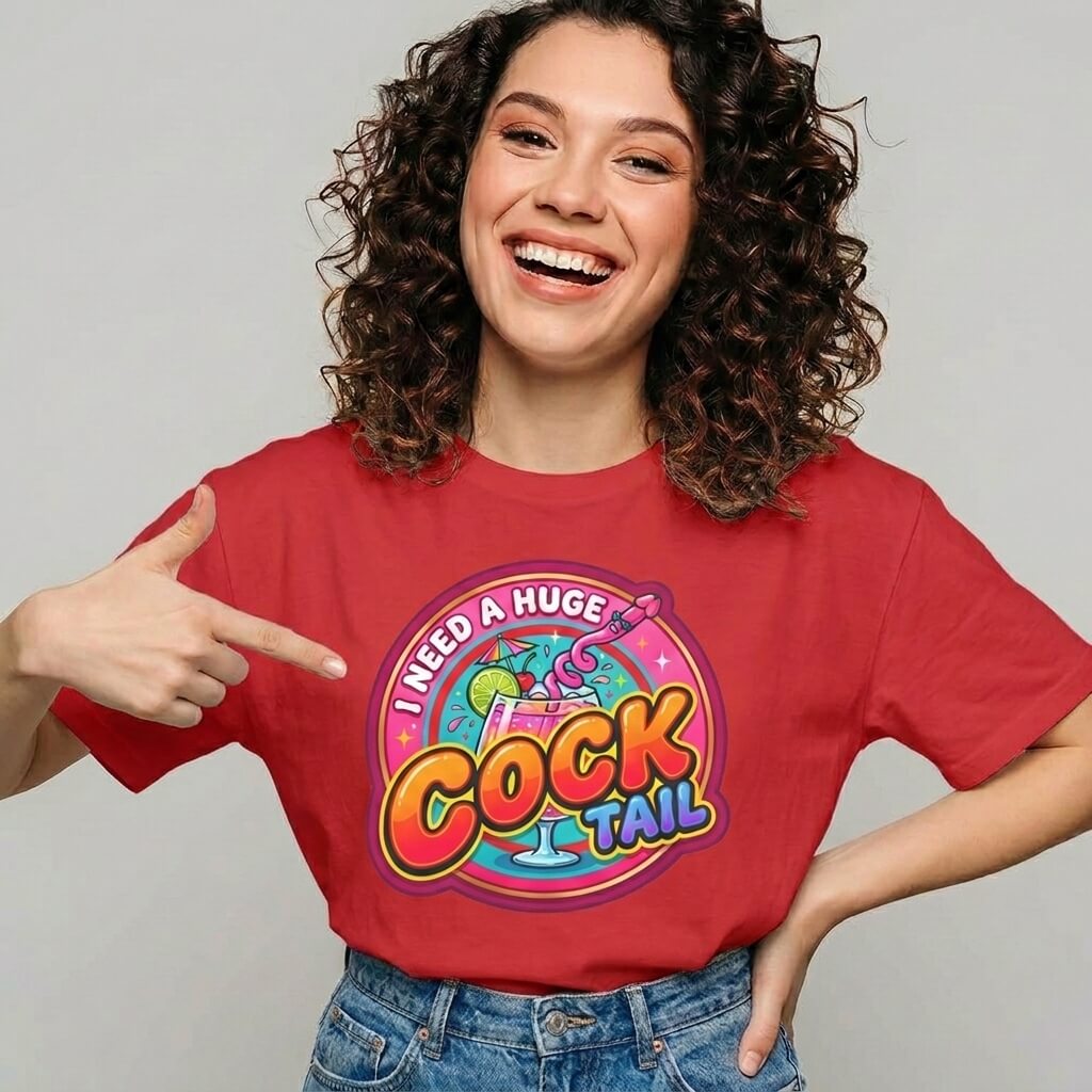 I Need a Huge Cocktail Tee - Shit Shirt Club 