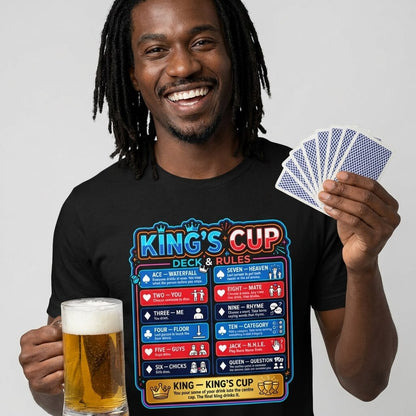 King's Cup Drinking Game Tee - Shit Shirt Club 