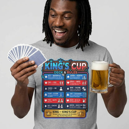 King's Cup Drinking Game Tee - Shit Shirt Club 