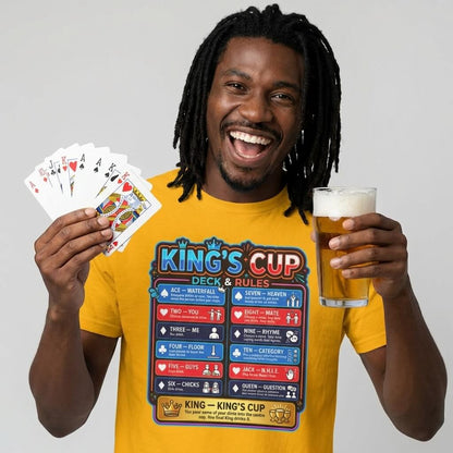 King's Cup Drinking Game Tee - Shit Shirt Club 