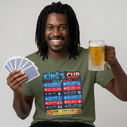 King's Cup Drinking Game Tee - Shit Shirt Club 