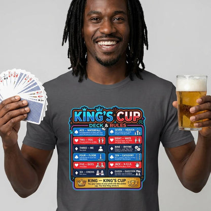 King's Cup Drinking Game Tee - Shit Shirt Club 