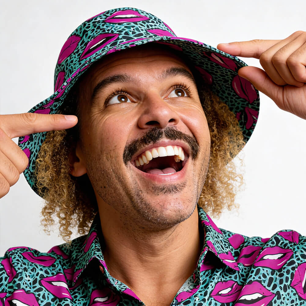 Leopard Kiss Shit Bucket Hat - Shit Shirt Club 