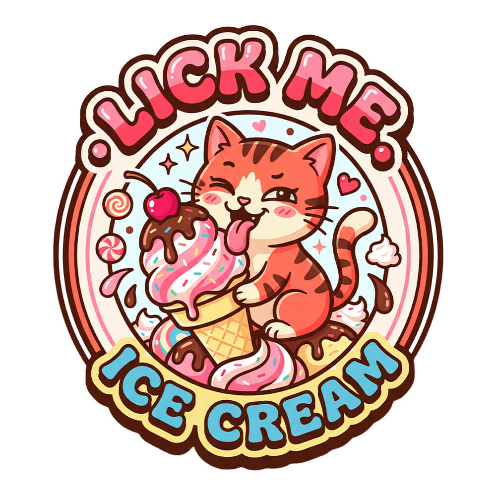 Lick Me, Ice Cream Hen Do Tee - Shit Shirt Club 