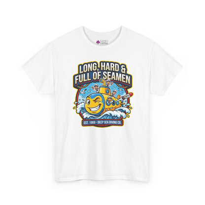 "Long, Hard & Full of Seamen" Funny Submarine Tee - Shit Shirt Club 