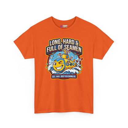 "Long, Hard & Full of Seamen" Funny Submarine Tee - Shit Shirt Club 