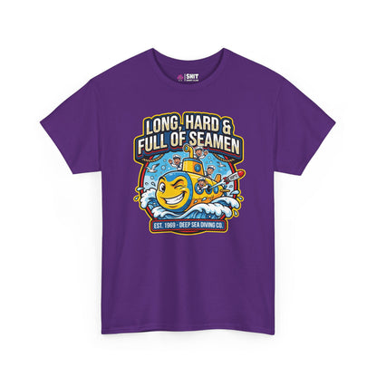"Long, Hard & Full of Seamen" Funny Submarine Tee - Shit Shirt Club 
