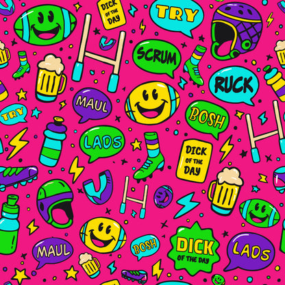 Scrum On My Face Rugby Polo