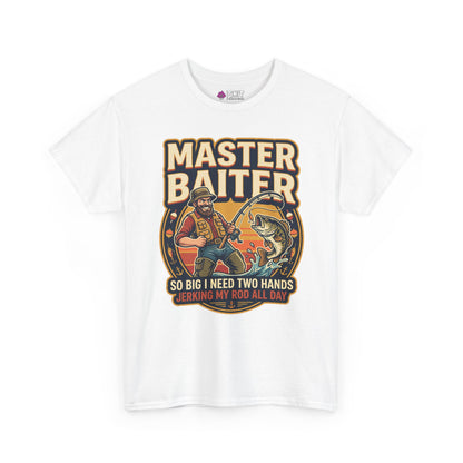 Master Baiter Rude Fishing Tee - Shit Shirt Club 