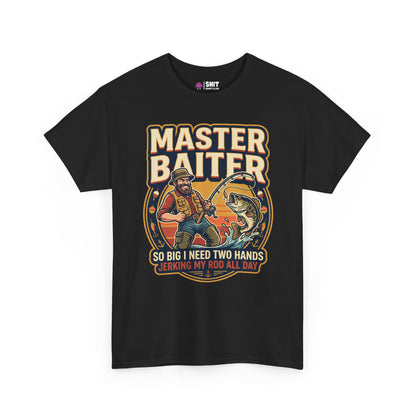 Master Baiter Rude Fishing Tee - Shit Shirt Club 