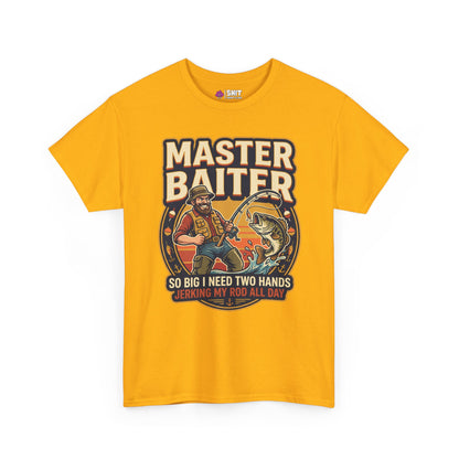 Master Baiter Rude Fishing Tee - Shit Shirt Club 