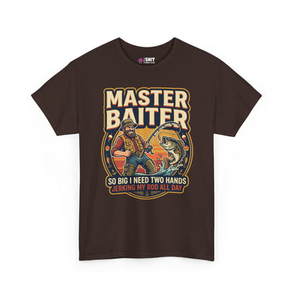 Master Baiter Rude Fishing Tee - Shit Shirt Club 
