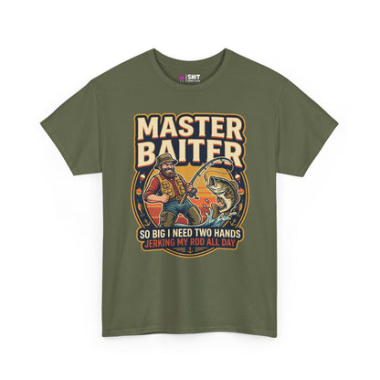 Master Baiter Rude Fishing Tee - Shit Shirt Club 