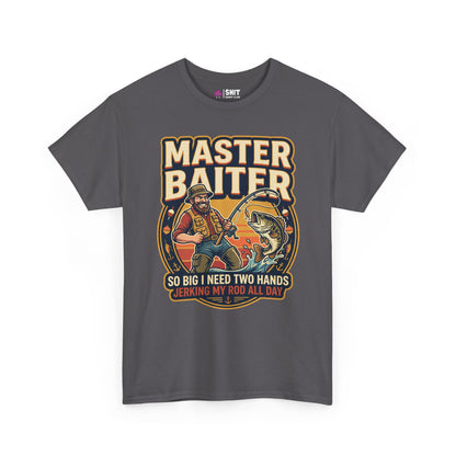 Master Baiter Rude Fishing Tee - Shit Shirt Club 