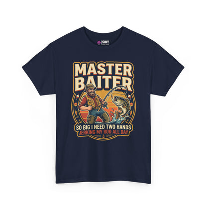 Master Baiter Rude Fishing Tee - Shit Shirt Club 