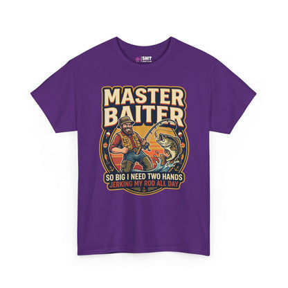 Master Baiter Rude Fishing Tee - Shit Shirt Club 