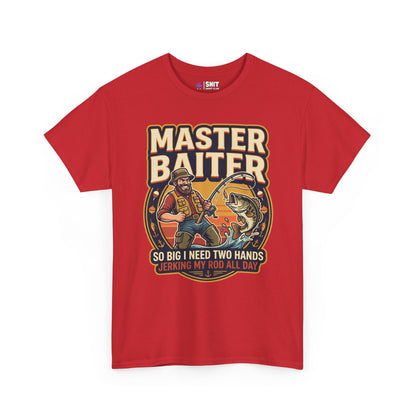 Master Baiter Rude Fishing Tee - Shit Shirt Club 