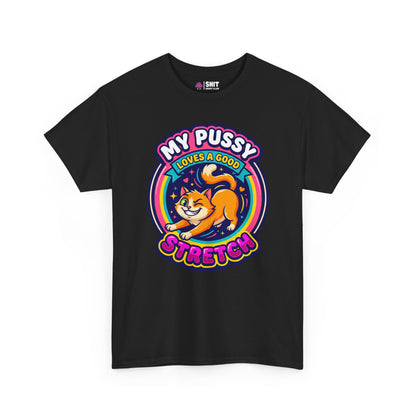 My Pussy Loves a Good Stretch Hen Do Tee - Shit Shirt Club 