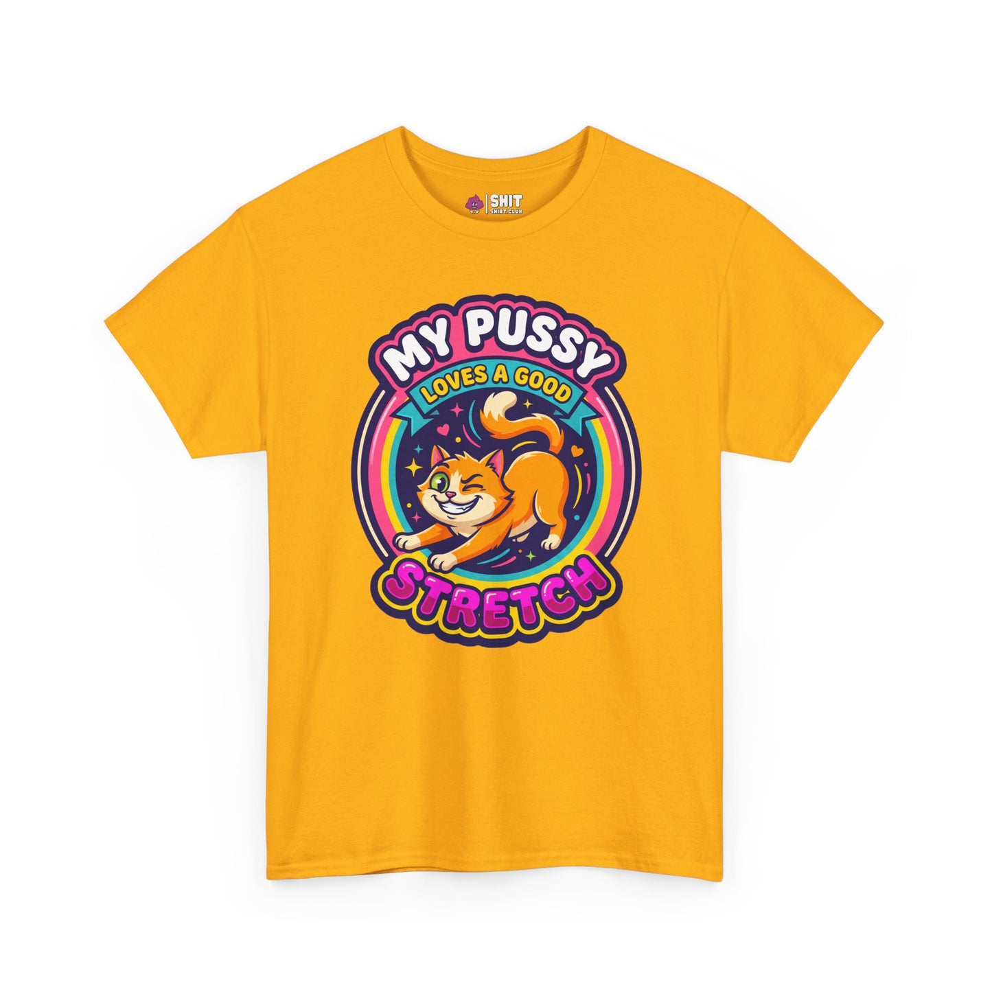 My Pussy Loves a Good Stretch Hen Do Tee - Shit Shirt Club 