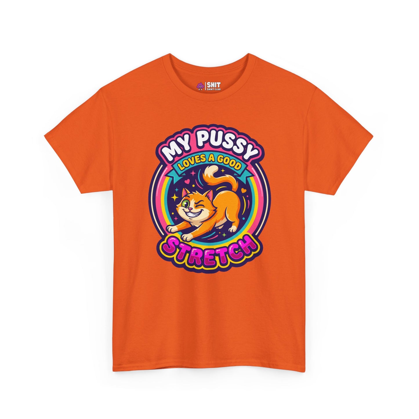 My Pussy Loves a Good Stretch Hen Do Tee - Shit Shirt Club 