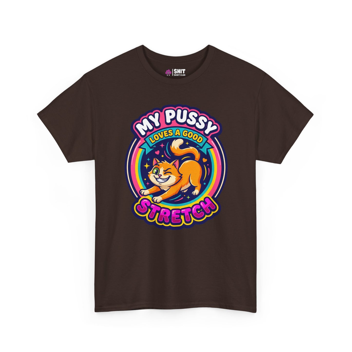 My Pussy Loves a Good Stretch Hen Do Tee - Shit Shirt Club 