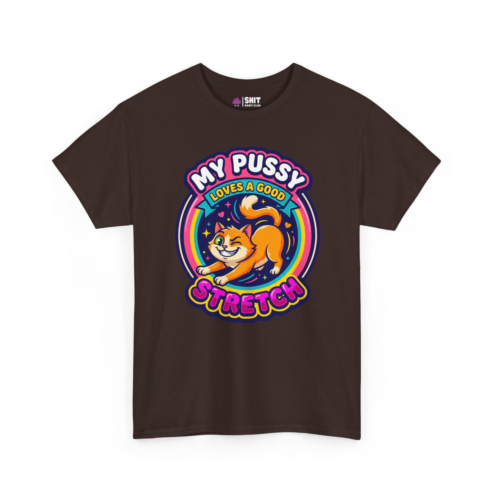 My Pussy Loves a Good Stretch Hen Do Tee - Shit Shirt Club 