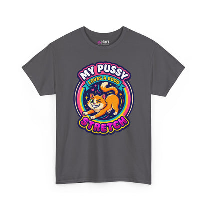 My Pussy Loves a Good Stretch Hen Do Tee - Shit Shirt Club 