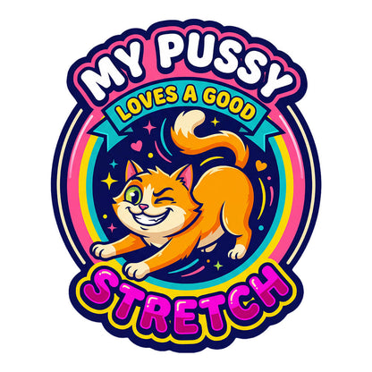 My Pussy Loves a Good Stretch Hen Do Tee - Shit Shirt Club 