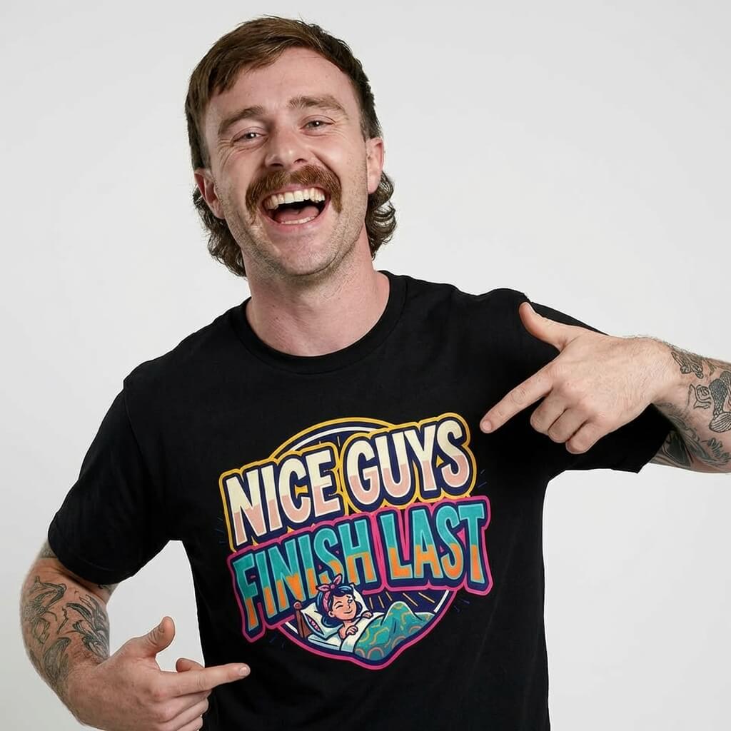 "Nice Guys Finish Last" Rude Tee - Shit Shirt Club 