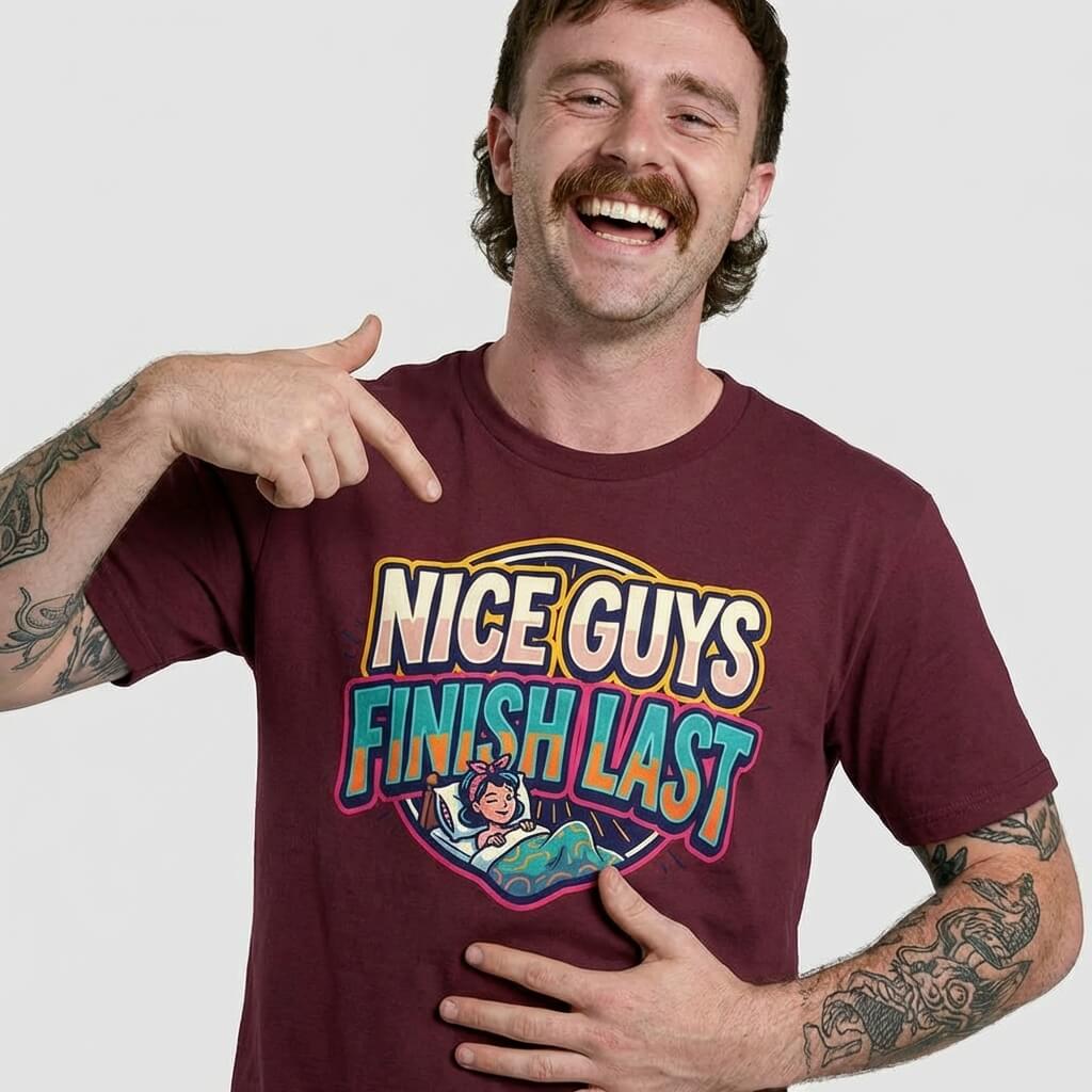 "Nice Guys Finish Last" Rude Tee - Shit Shirt Club 