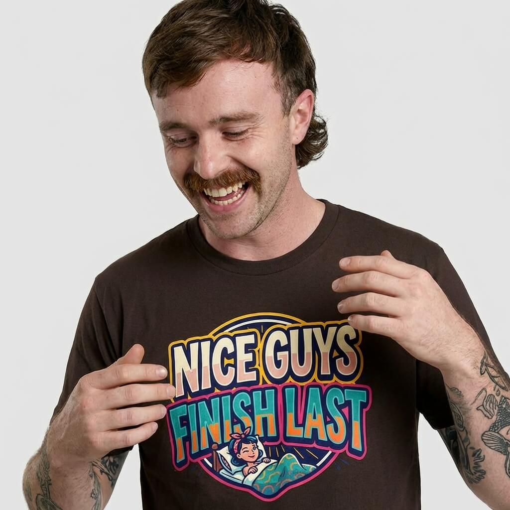 "Nice Guys Finish Last" Rude Tee - Shit Shirt Club 