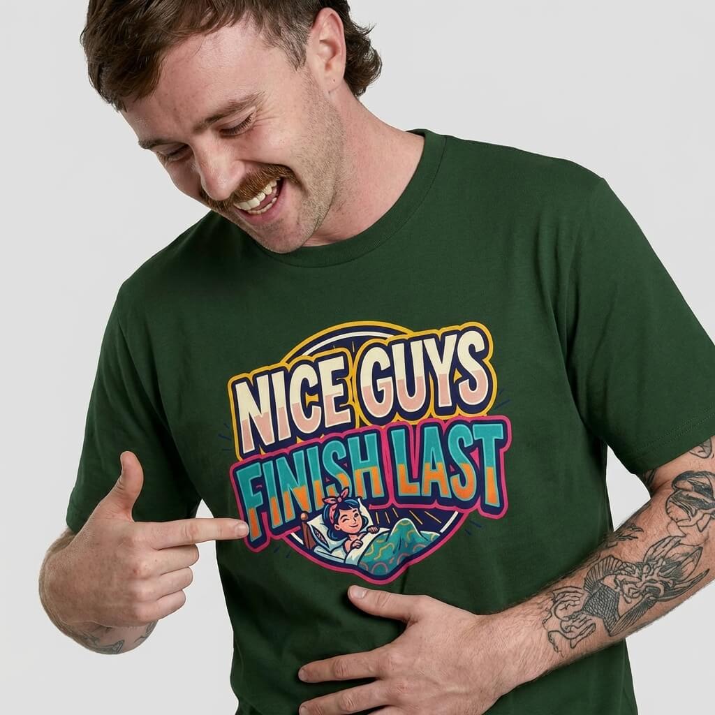 "Nice Guys Finish Last" Rude Tee - Shit Shirt Club 