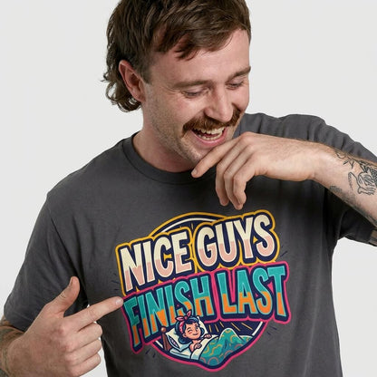"Nice Guys Finish Last" Rude Tee - Shit Shirt Club 