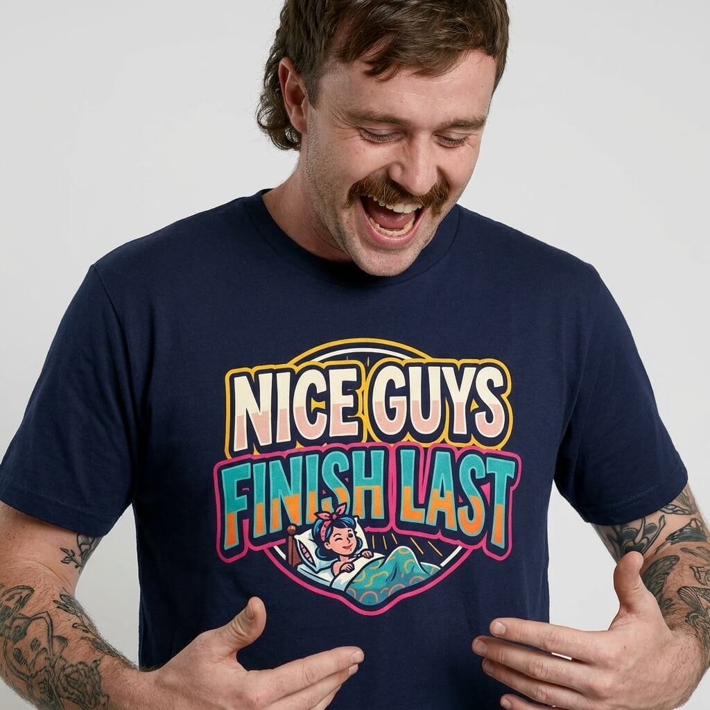 "Nice Guys Finish Last" Rude Tee - Shit Shirt Club 
