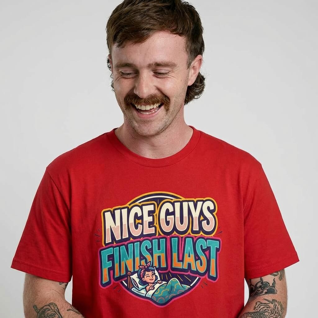 "Nice Guys Finish Last" Rude Tee - Shit Shirt Club 