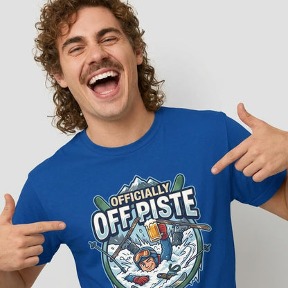 Officially Off Piste Funny Skiing Tee - Shit Shirt Club 