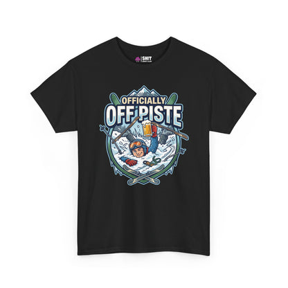 Officially Off Piste Funny Skiing Tee - Shit Shirt Club 