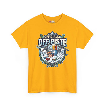 Officially Off Piste Funny Skiing Tee - Shit Shirt Club 