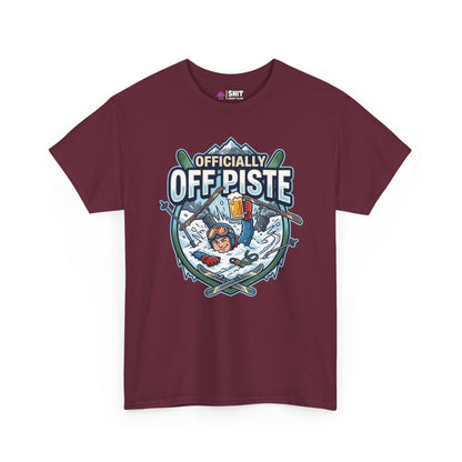 Officially Off Piste Funny Skiing Tee - Shit Shirt Club 