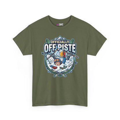 Officially Off Piste Funny Skiing Tee - Shit Shirt Club 